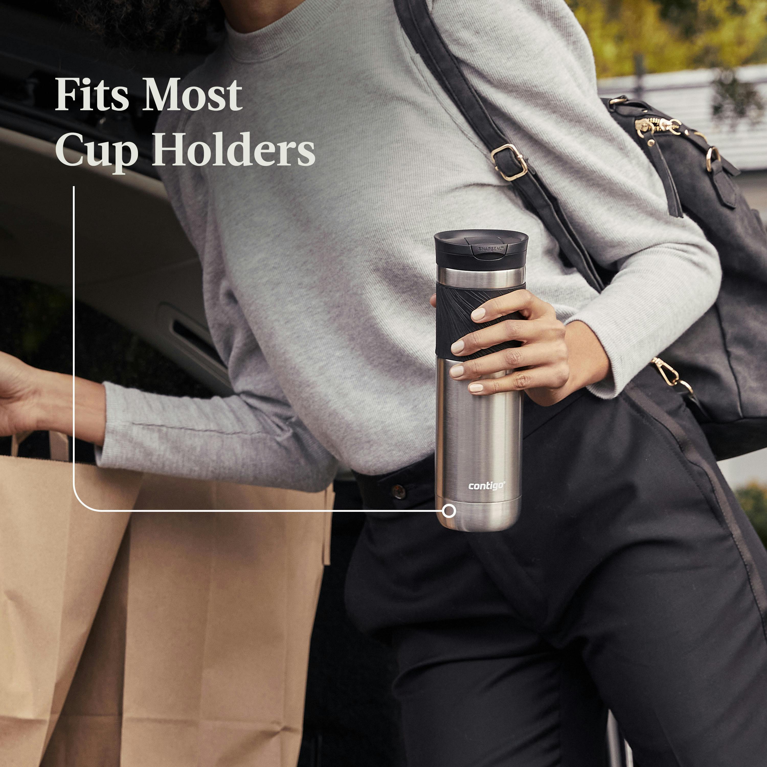 Byron 2.0 Stainless Steel Travel Mug with SNAPSEAL Lid and Grip, 24oz