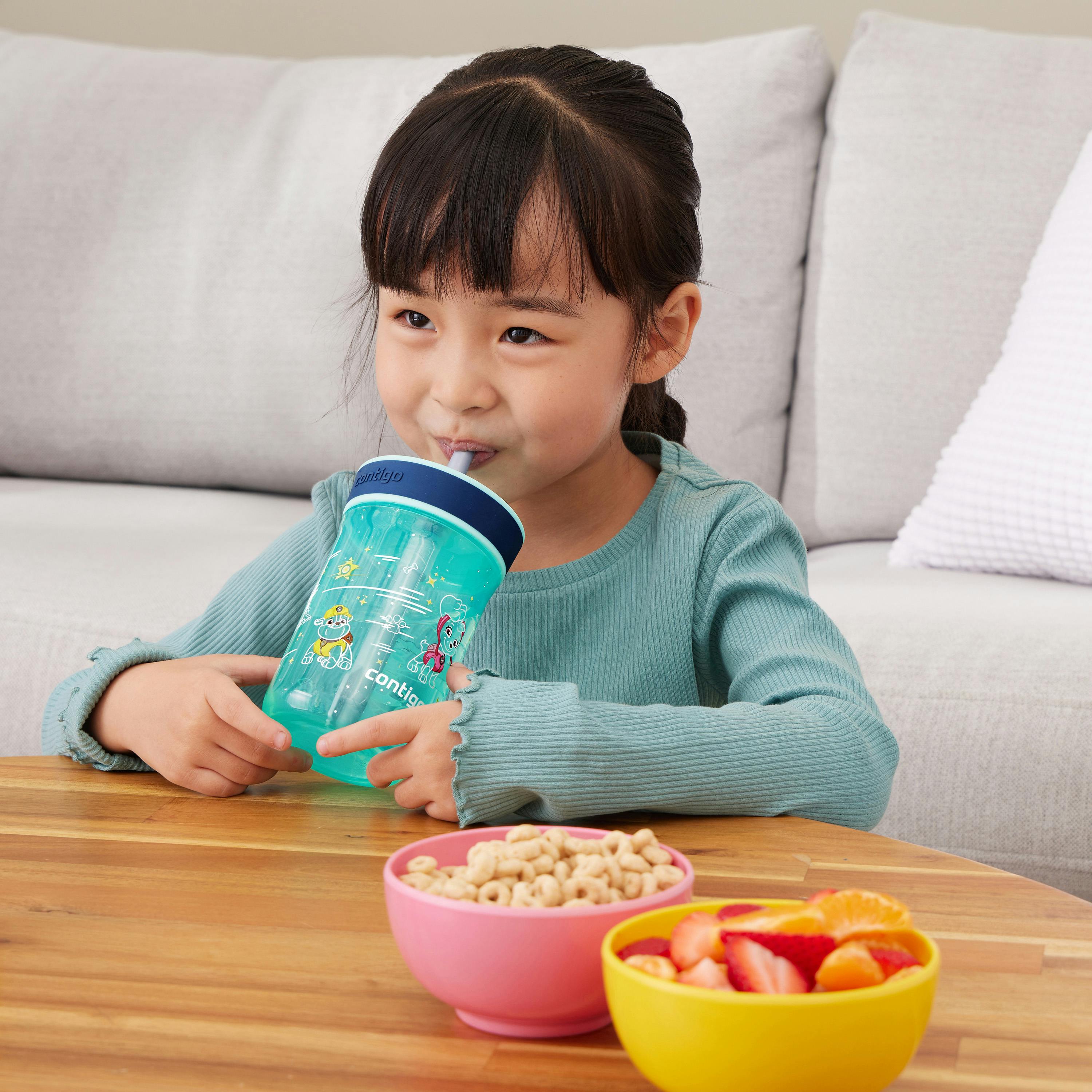 Kids’ Leighton Straw Tumbler with Spill-Proof Leak-Proof Lid, 14oz