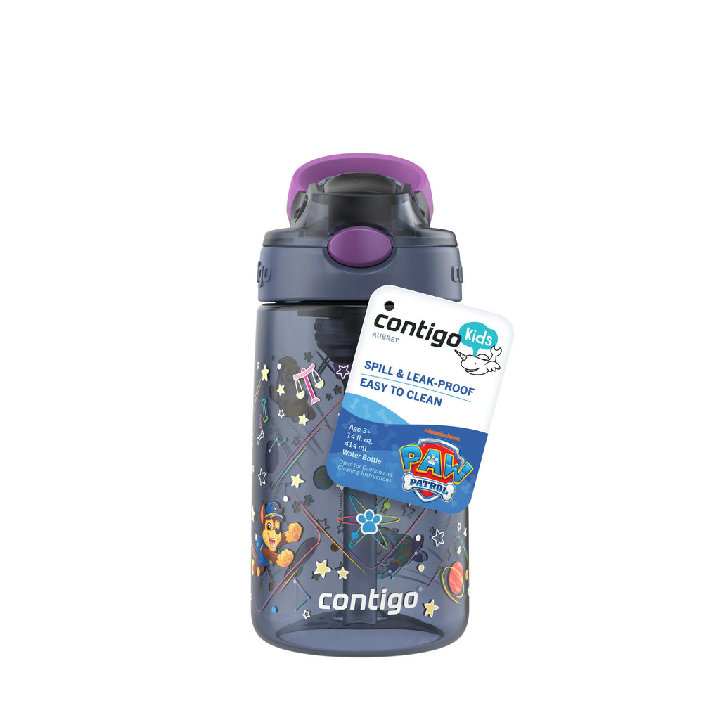 Kids Water Bottle with Redesigned AUTOSPOUT Straw, 14 oz