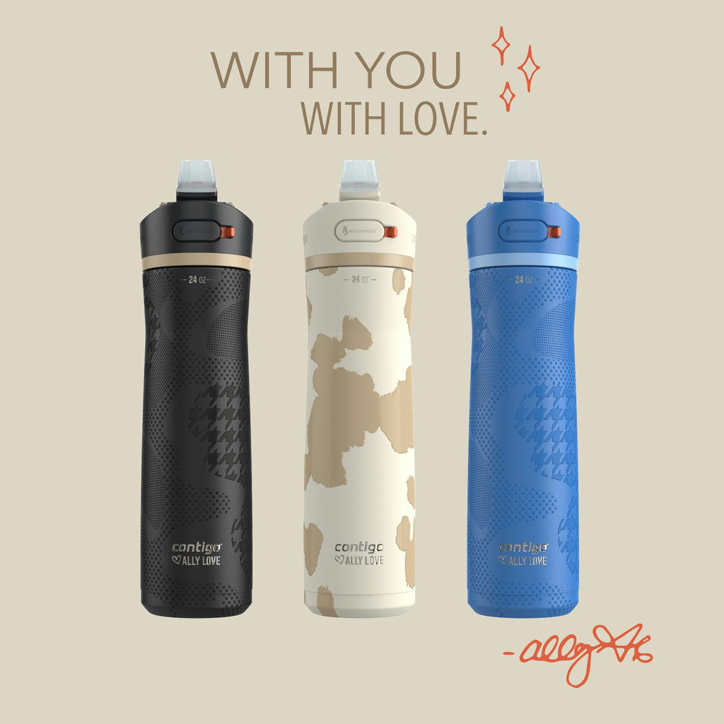 x Ally Love Ashland Chill 2.0 Stainless Steel Water Bottle with AUTOSPOUT Lid, 24oz