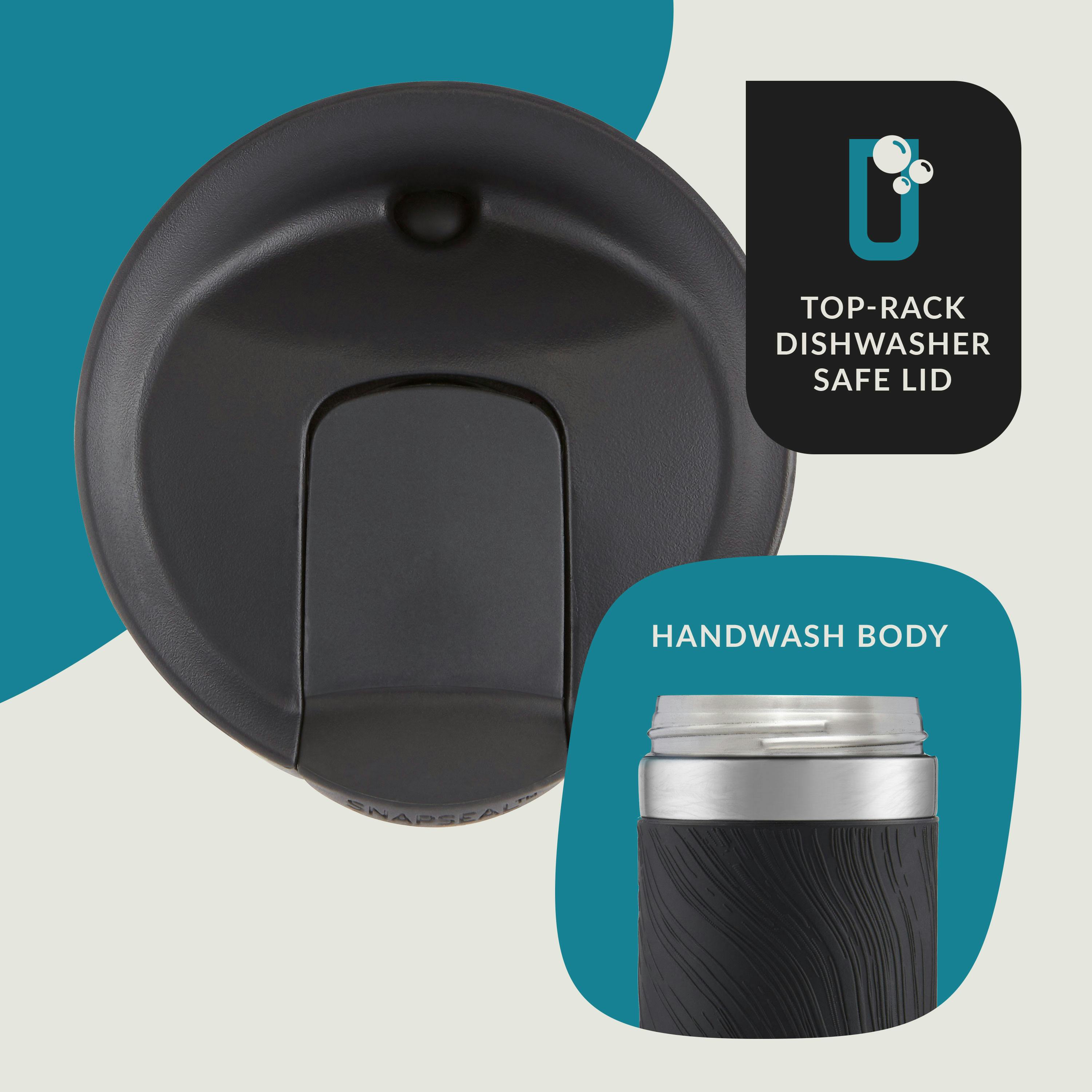 Byron 2.0 Stainless Steel Travel Mug with SNAPSEAL Lid and Grip, 24oz