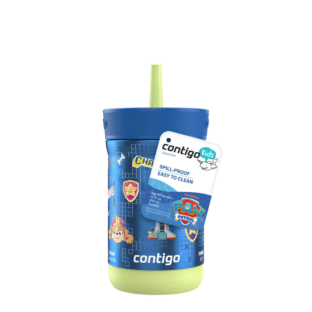 Kids Leighton Spill-Proof Stainless Steel Tumbler with Straw, 12oz