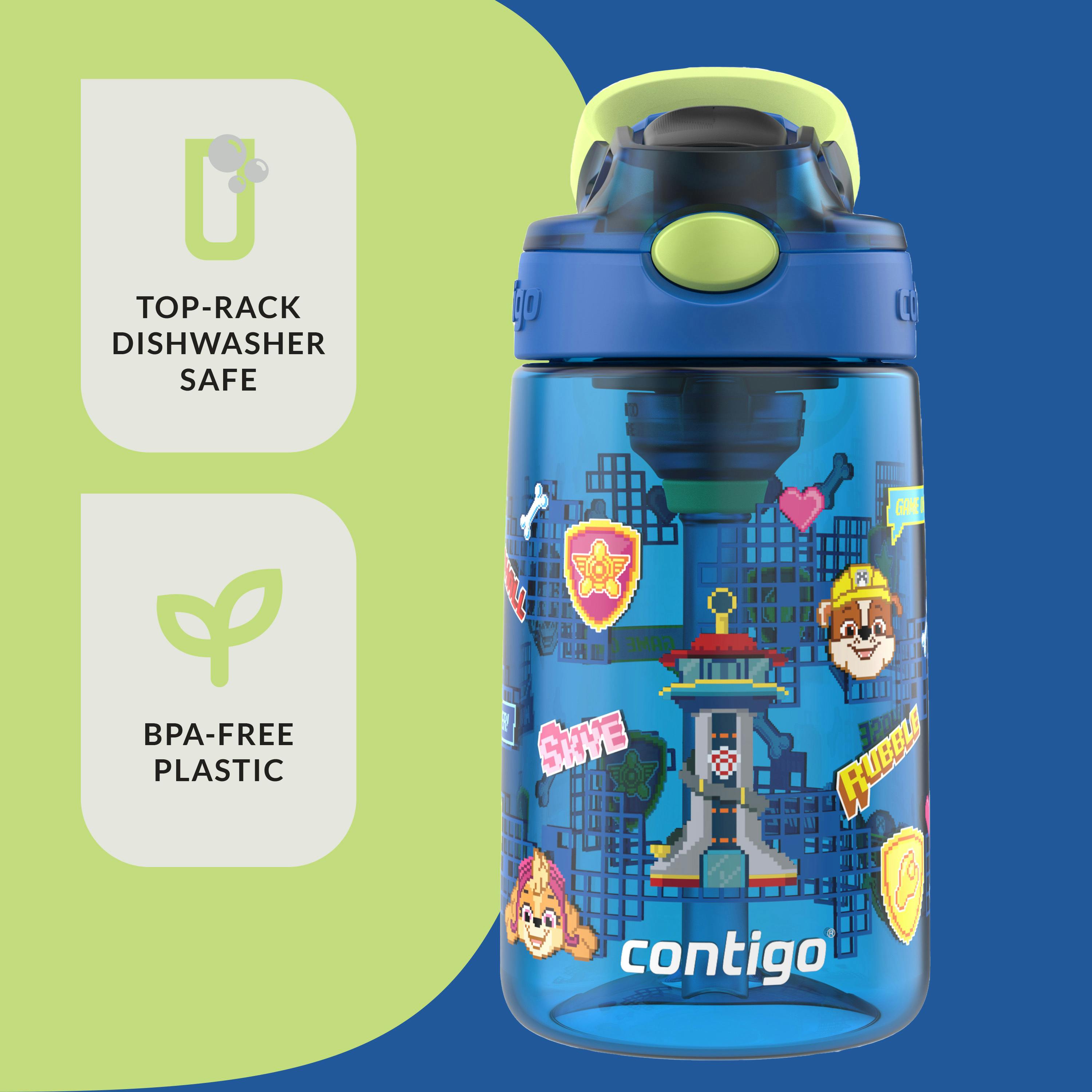 Kids Water Bottle with Redesigned AUTOSPOUT Straw, 14 oz