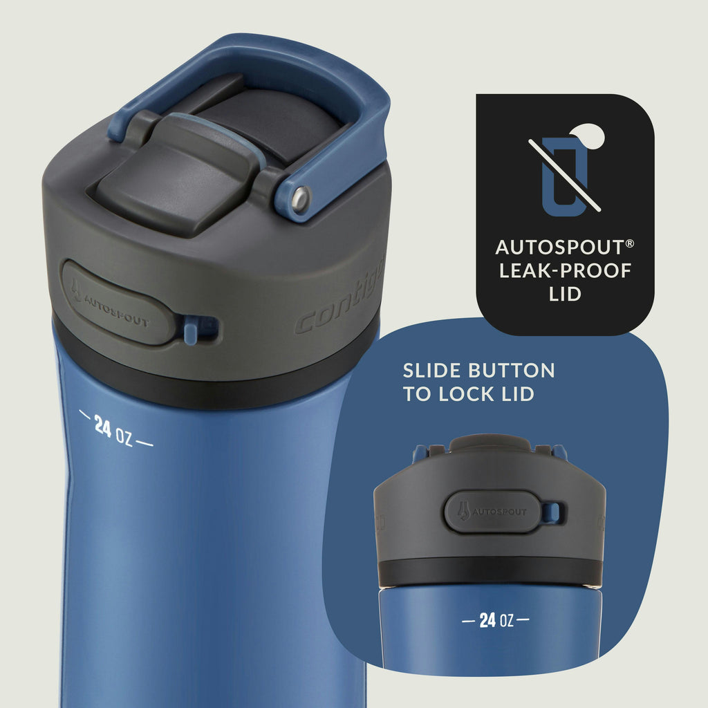 Ashland Chill 2.0 Stainless Steel Water Bottle with AUTOSPOUT Lid, 24oz