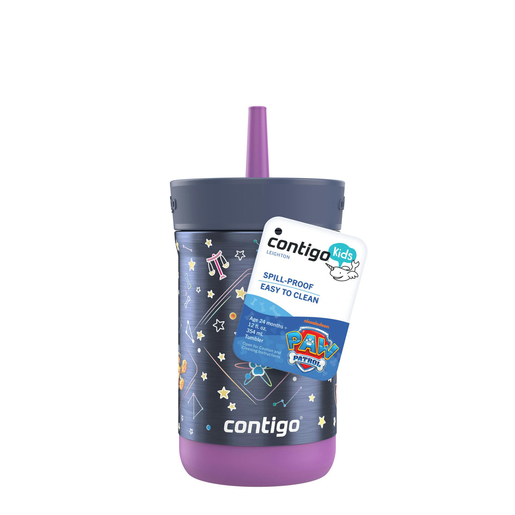 Kids Leighton Spill-Proof Stainless Steel Tumbler with Straw, 12oz
