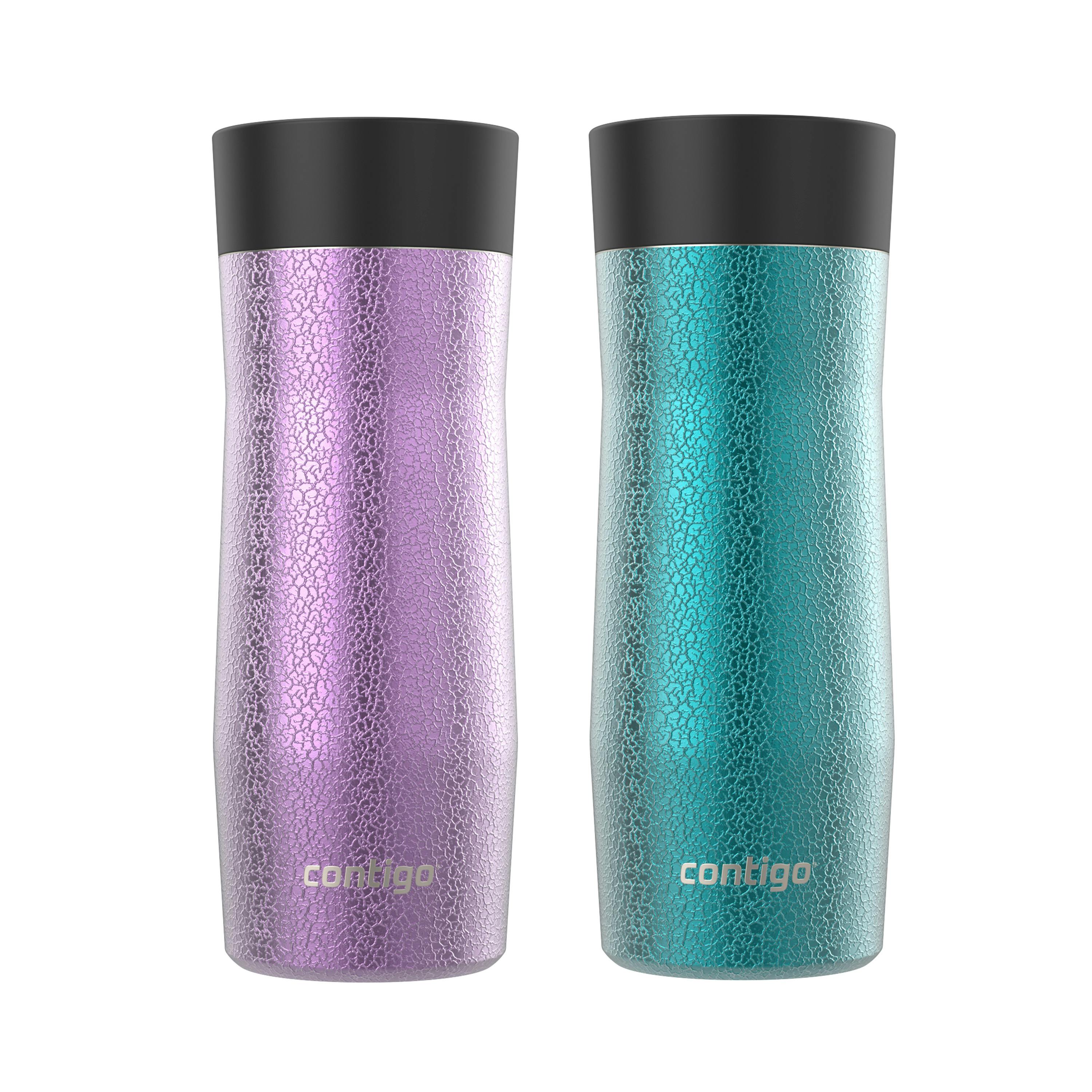 AUTOSEAL West Loop Vacuum-Insulated Stainless Steel Travel Mug with Easy-Clean Lid, 16 oz