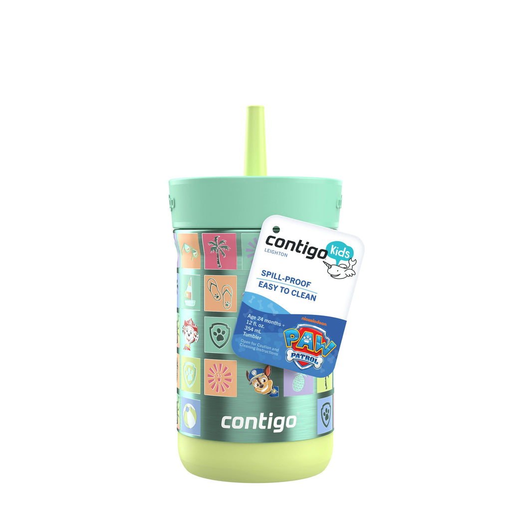 Kids Leighton Spill-Proof Stainless Steel Tumbler with Straw, 12oz