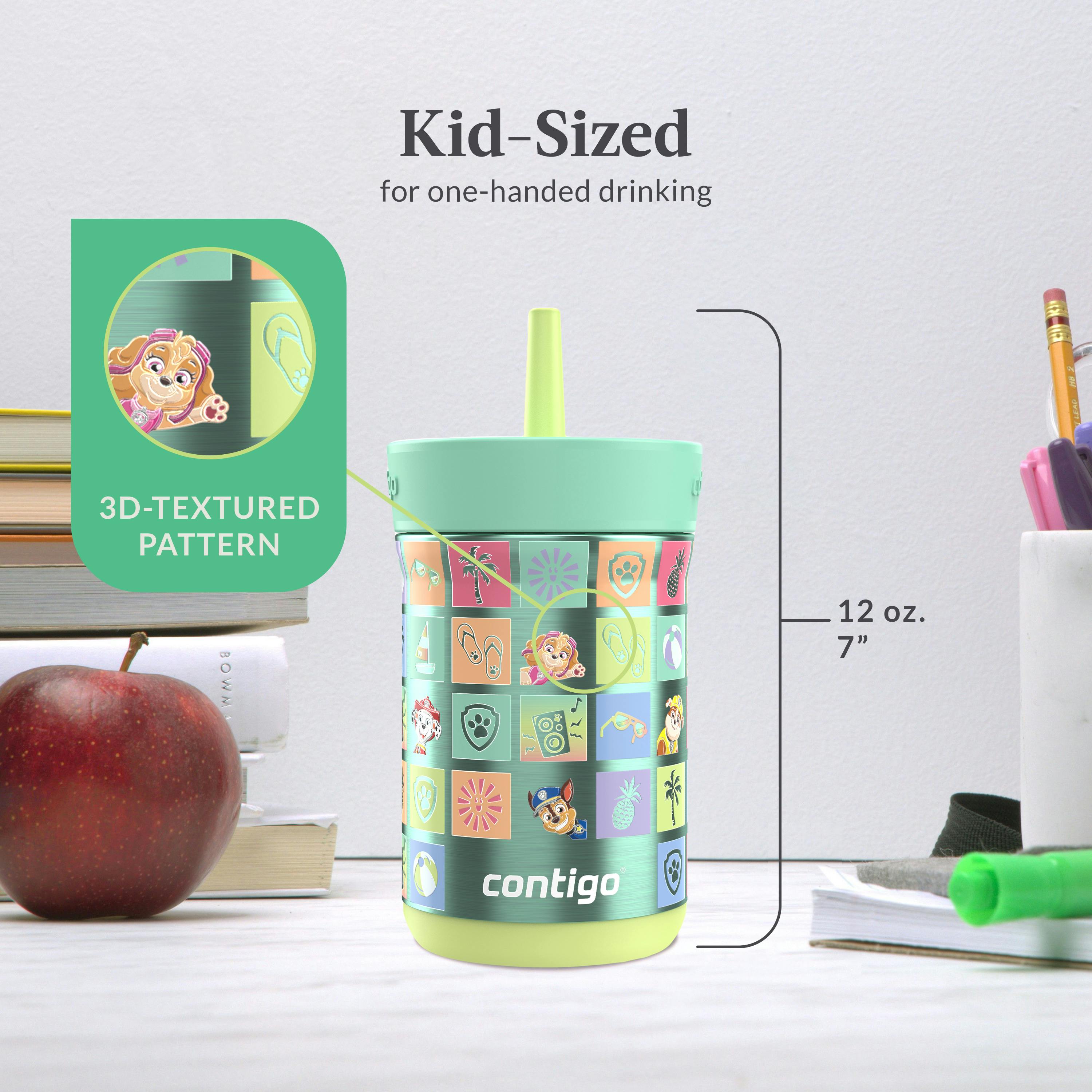 Kids Leighton Spill-Proof Stainless Steel Tumbler with Straw, 12oz