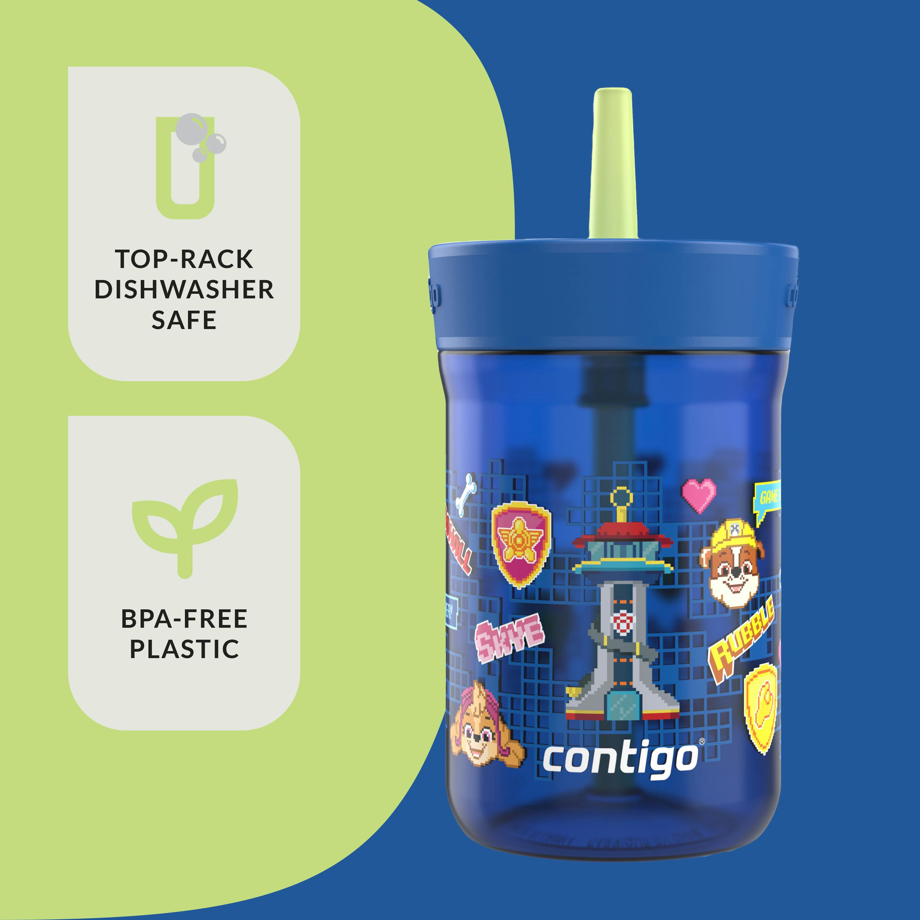 Kids’ Leighton Straw Tumbler with Spill-Proof Leak-Proof Lid, 14oz