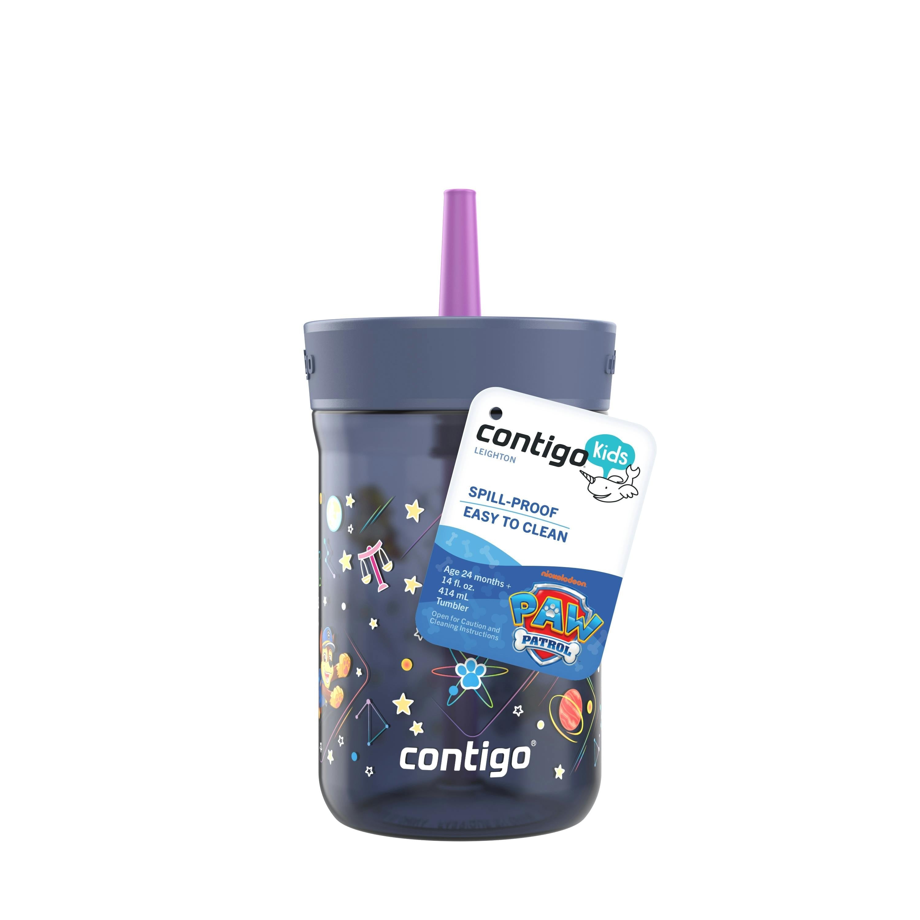 Kids’ Leighton Straw Tumbler with Spill-Proof Leak-Proof Lid, 14oz